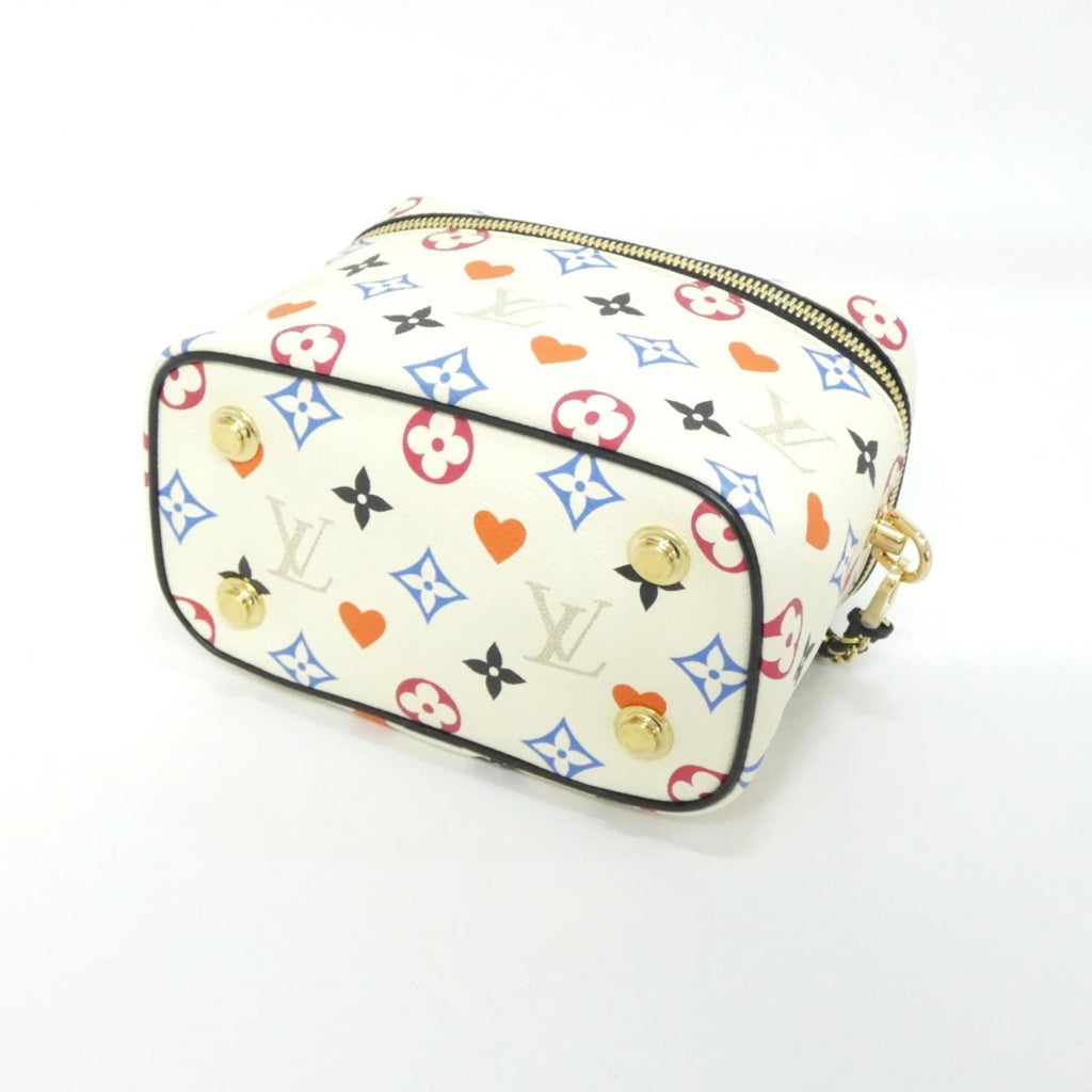 Louis Vuitton Monogram Blanc Coated Canvas Handbag
