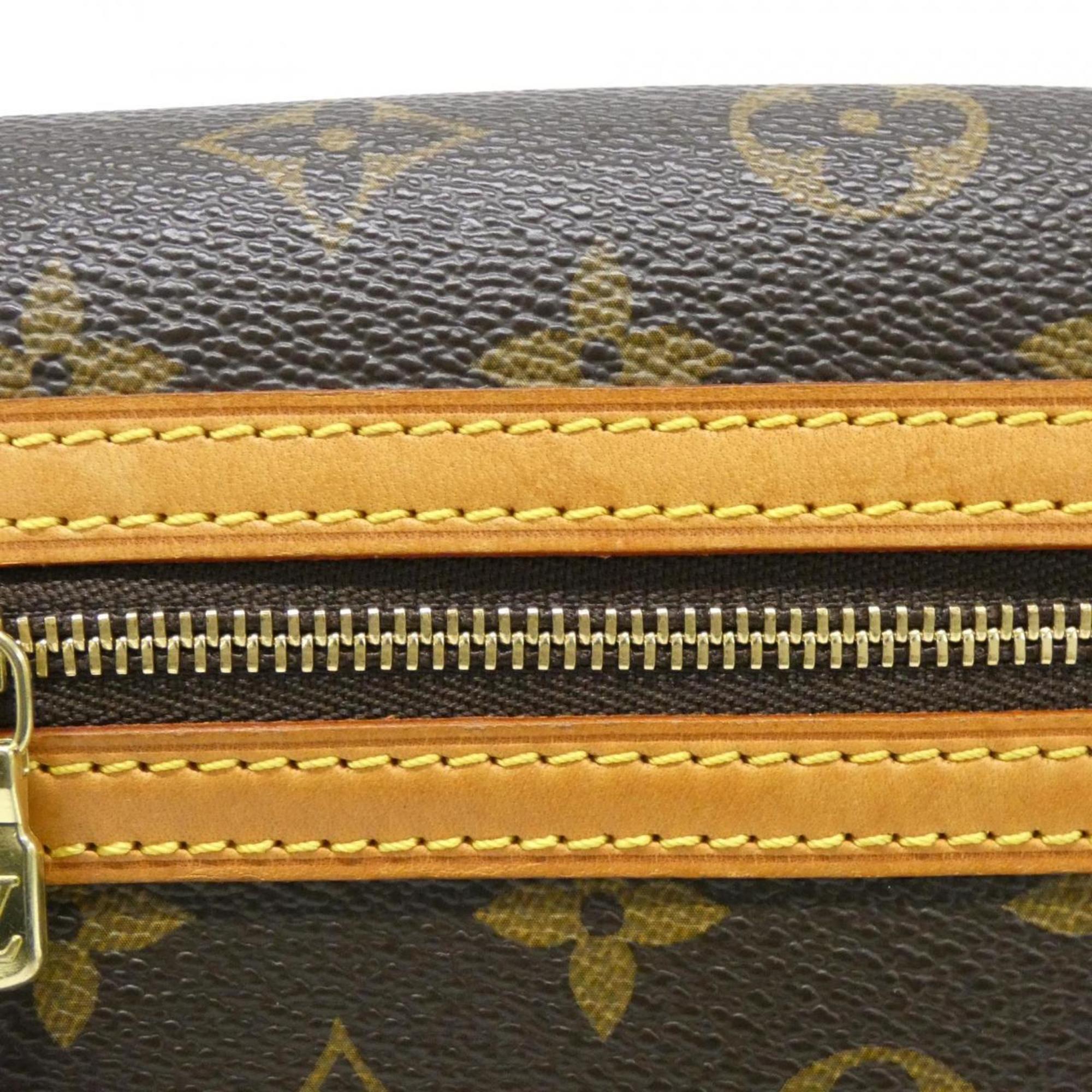 Louis Vuitton Brown Coated Canvas Shoulder Bag