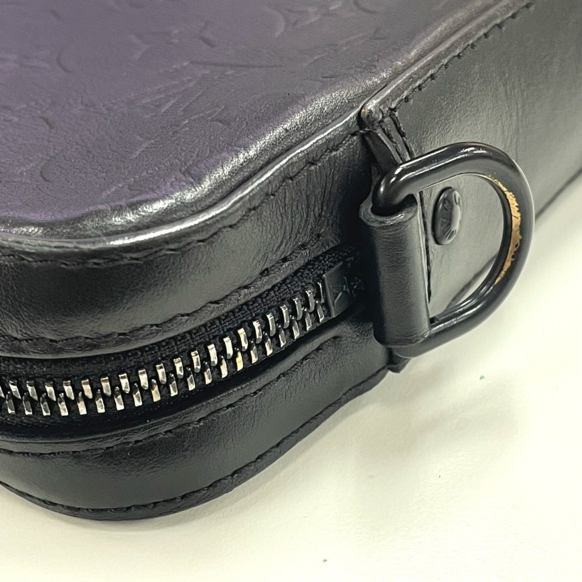 Louis Vuitton Black Monogram Shadow Shoulder Bag Sling Bag