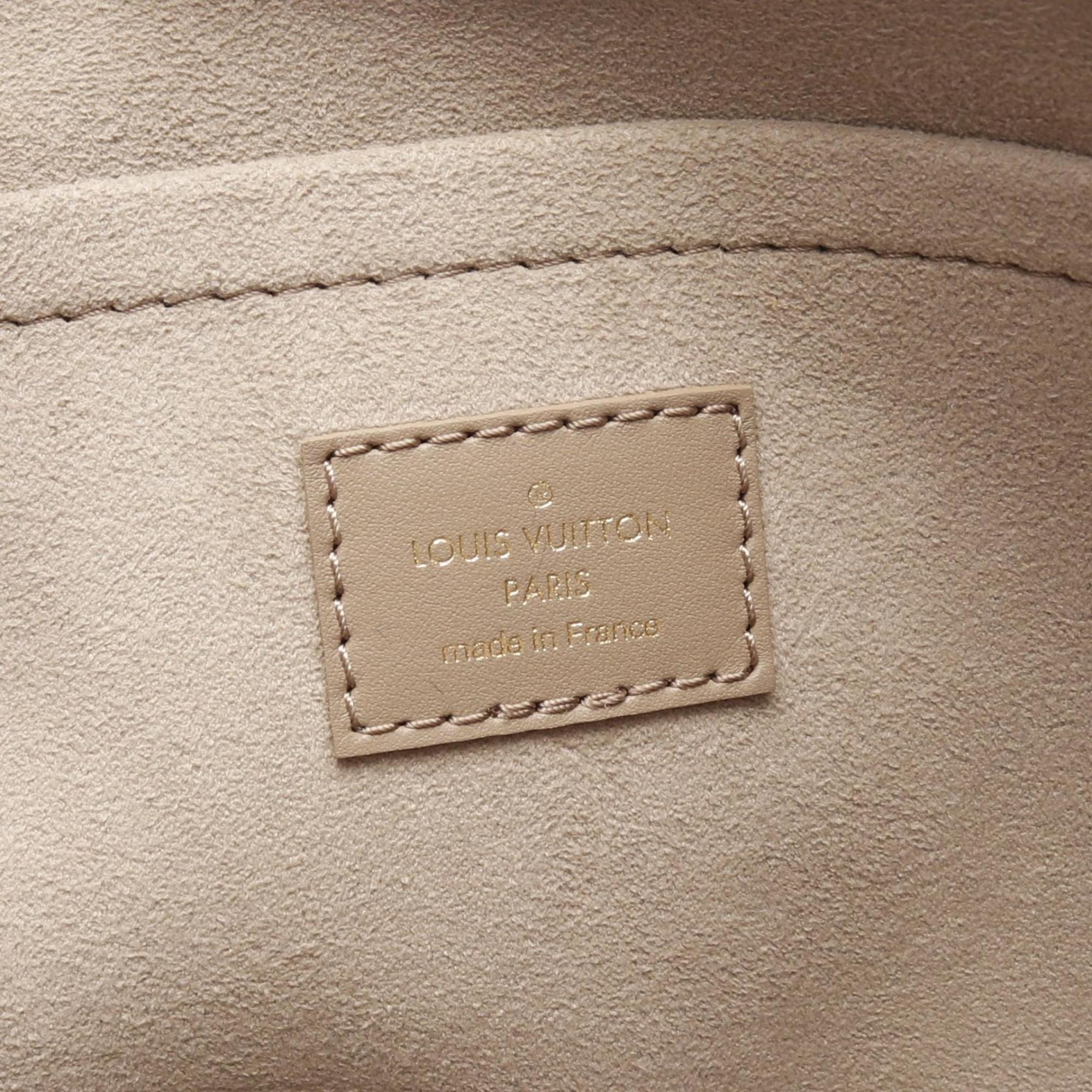 Louis Vuitton Beige Leather Handbag