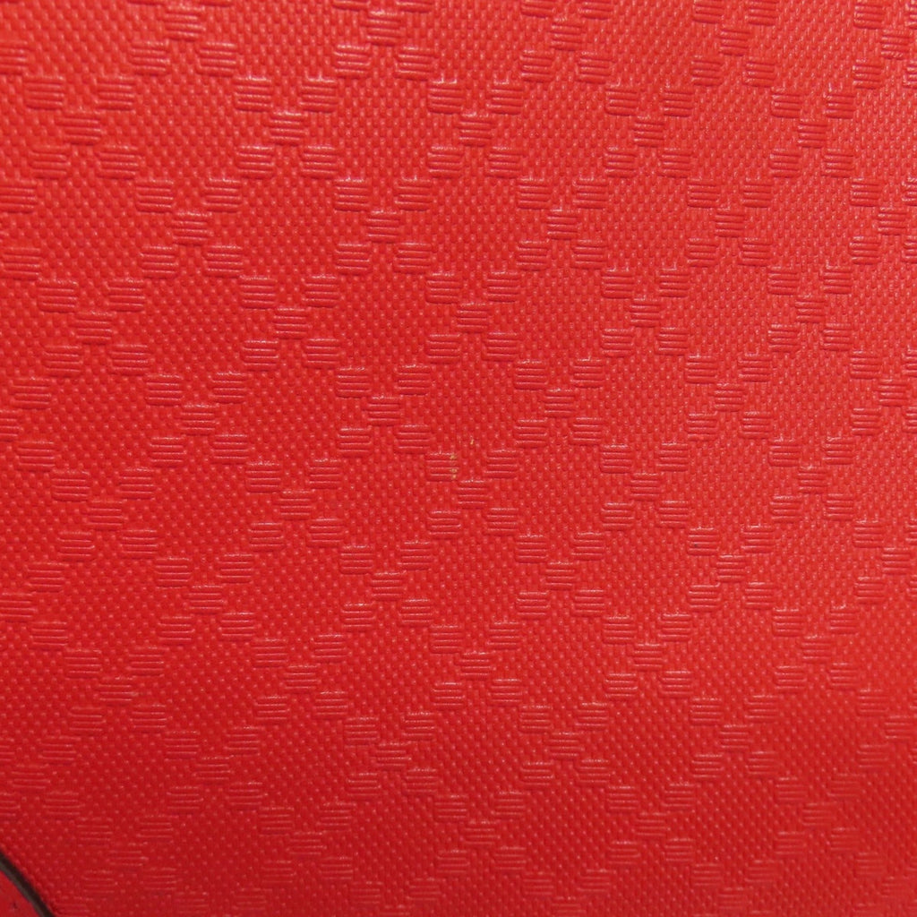 Gucci Red Color Leather Tote Bag (Pre-Owned)