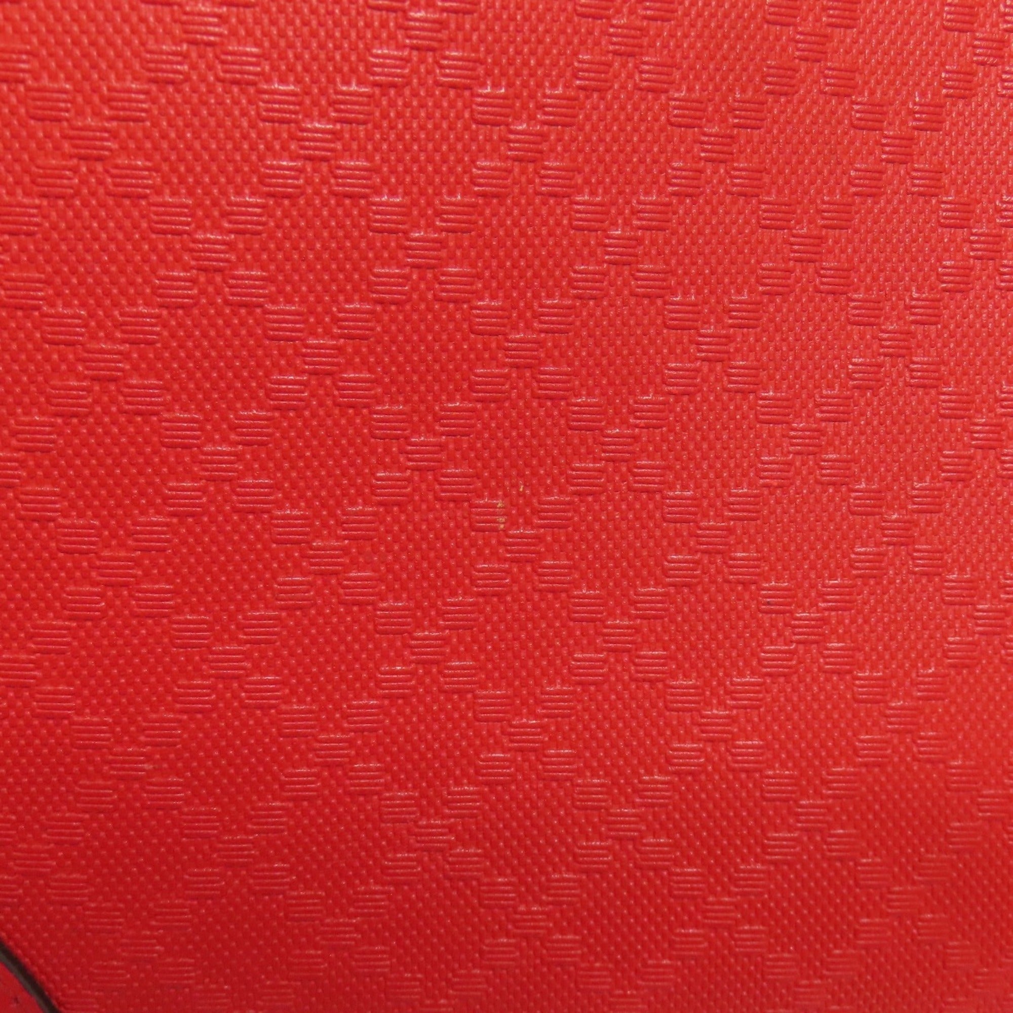 Gucci Red Color Leather Tote Bag (Pre-Owned)