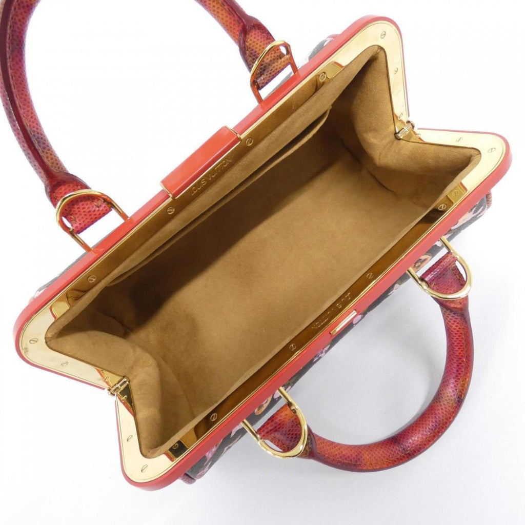Louis Vuitton Brown Coated Canvas Handbag