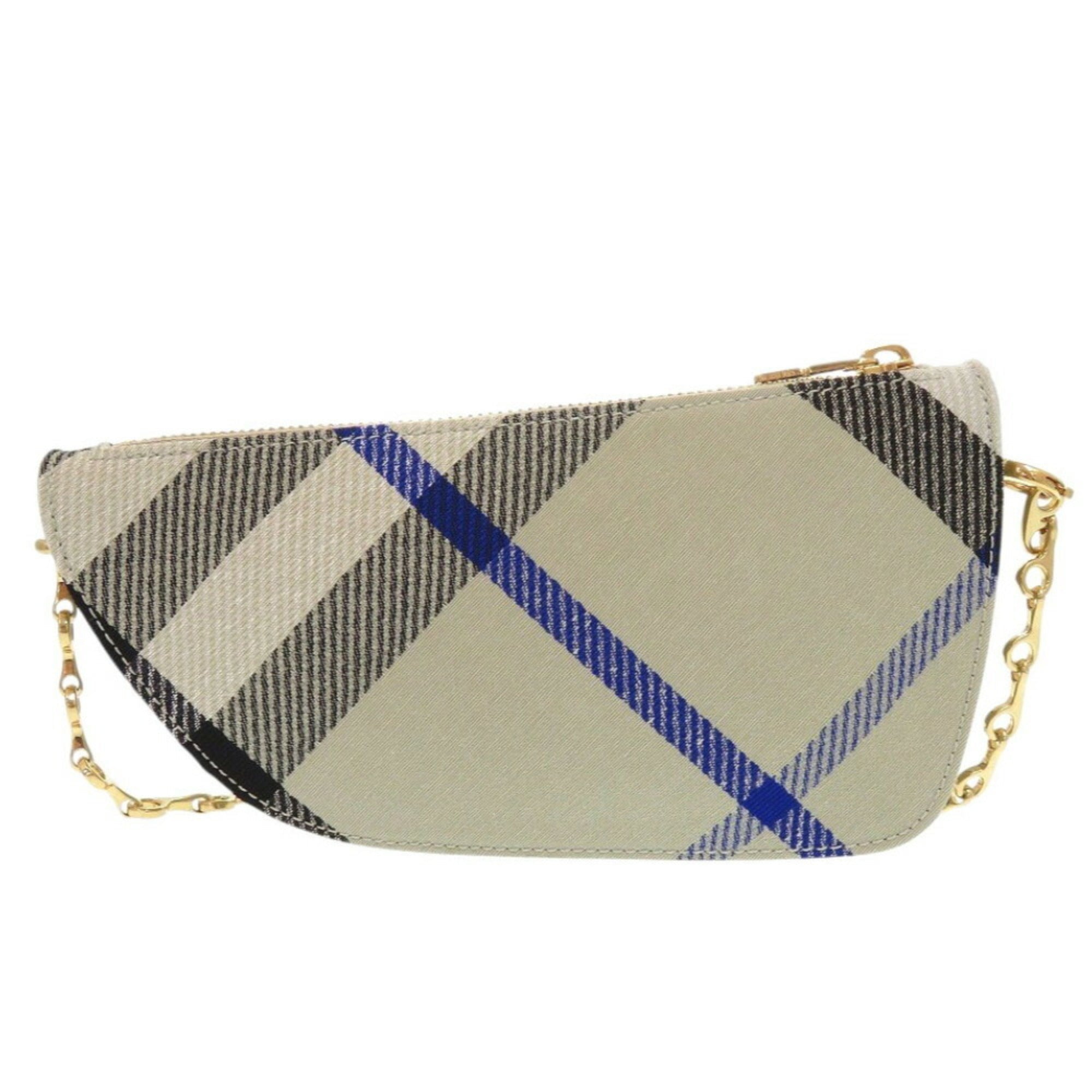 Burberry Beige Canvas Shoulder Bag