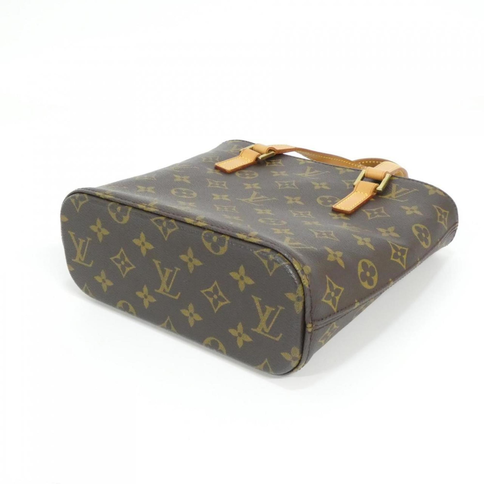 Louis Vuitton Marron Coated Canvas Handbag
