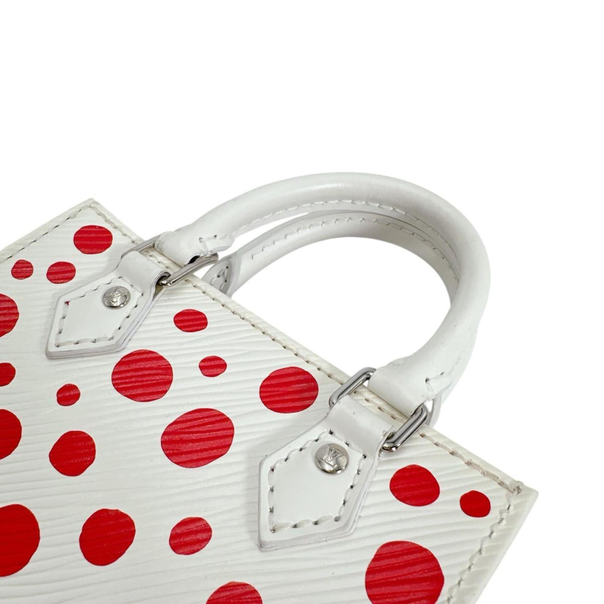 Louis Vuitton White Epi Leather Handbag Shoulder Bag