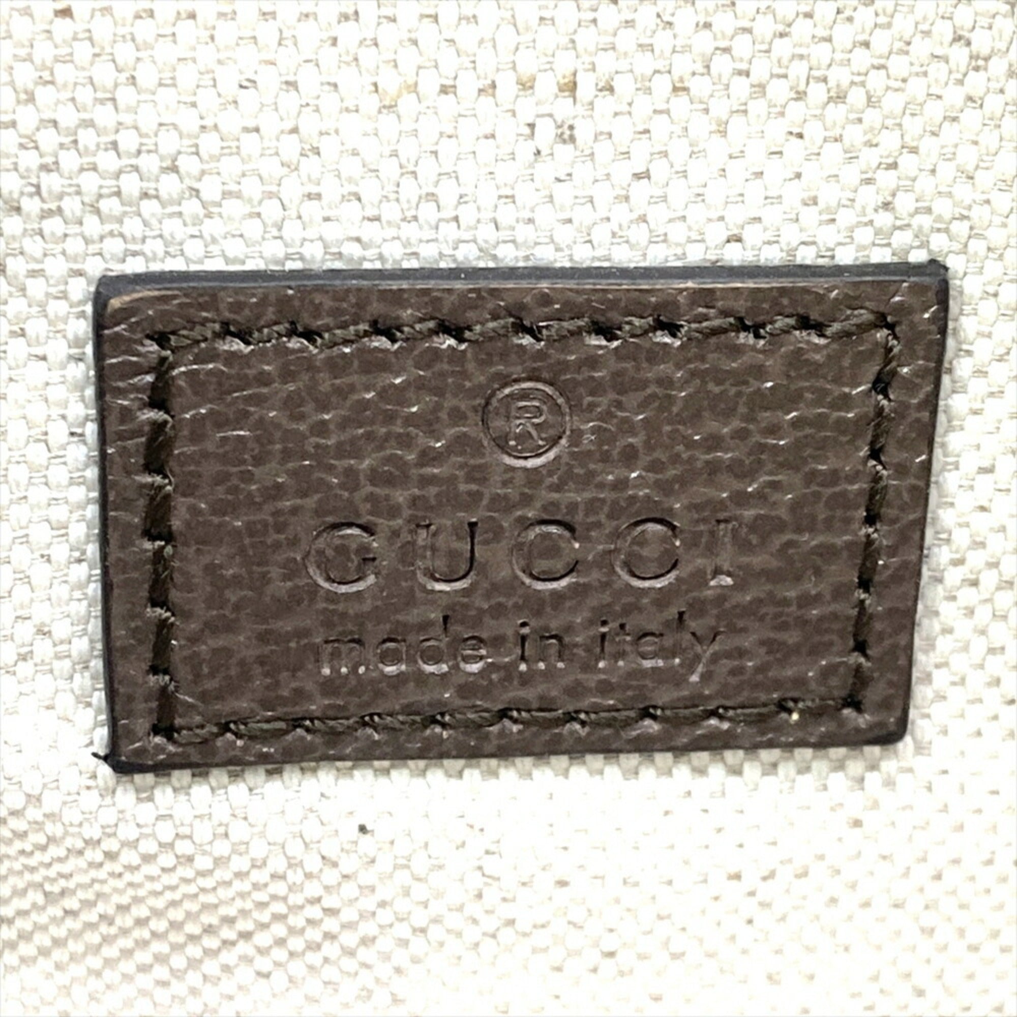 Gucci Horsebit Beige Gg Supreme Shoulder Bag (Pre-Owned)
