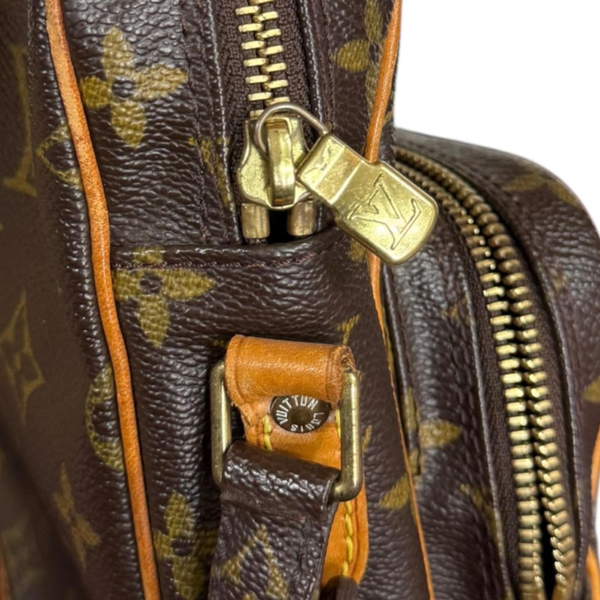 Louis Vuitton Brown Monogram Canvas Shoulder Bag