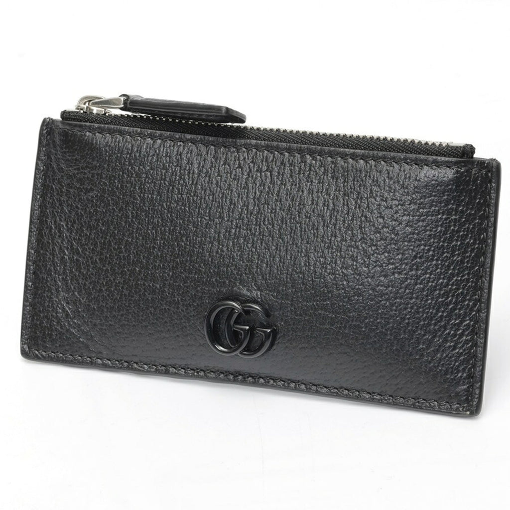 Gucci Black Leather Coin Purse/Coin Case (Pre-Owned)