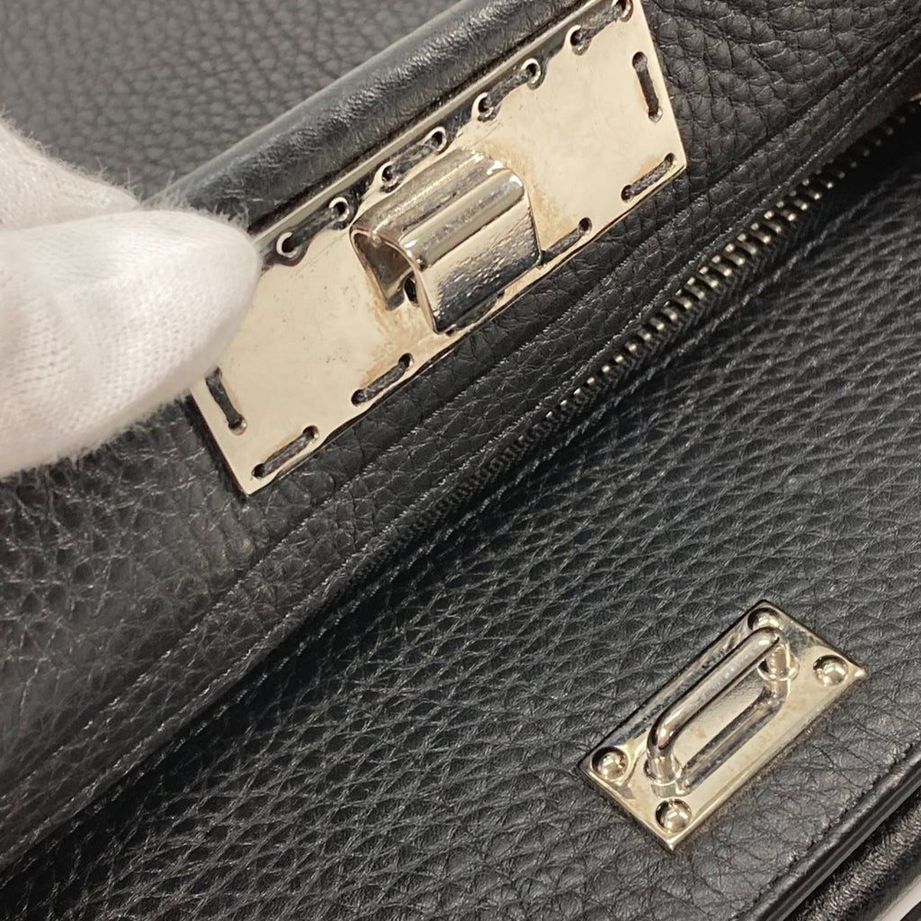 Fendi Black Leather Handbag