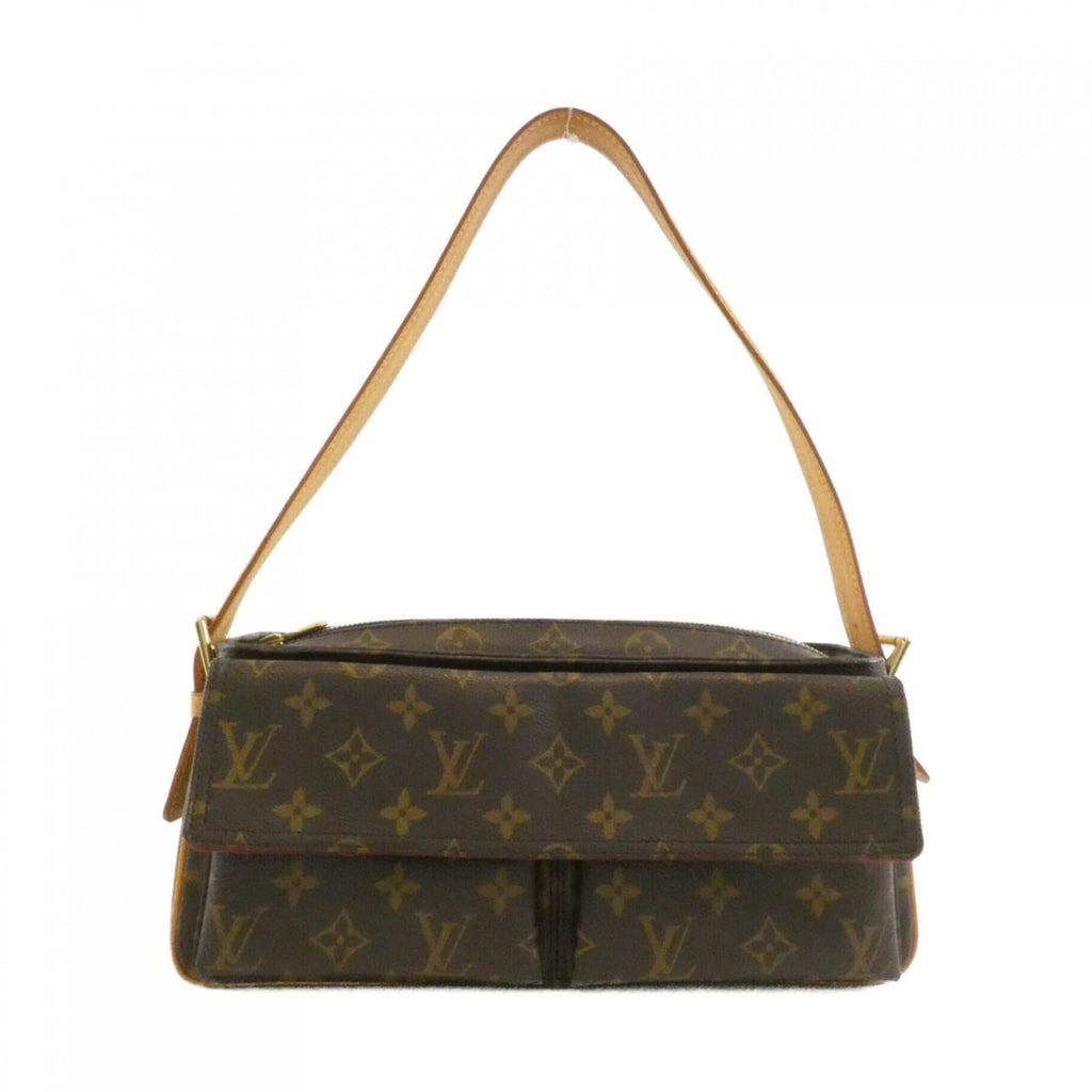 Louis Vuitton Marron Coated Canvas Shoulder Bag