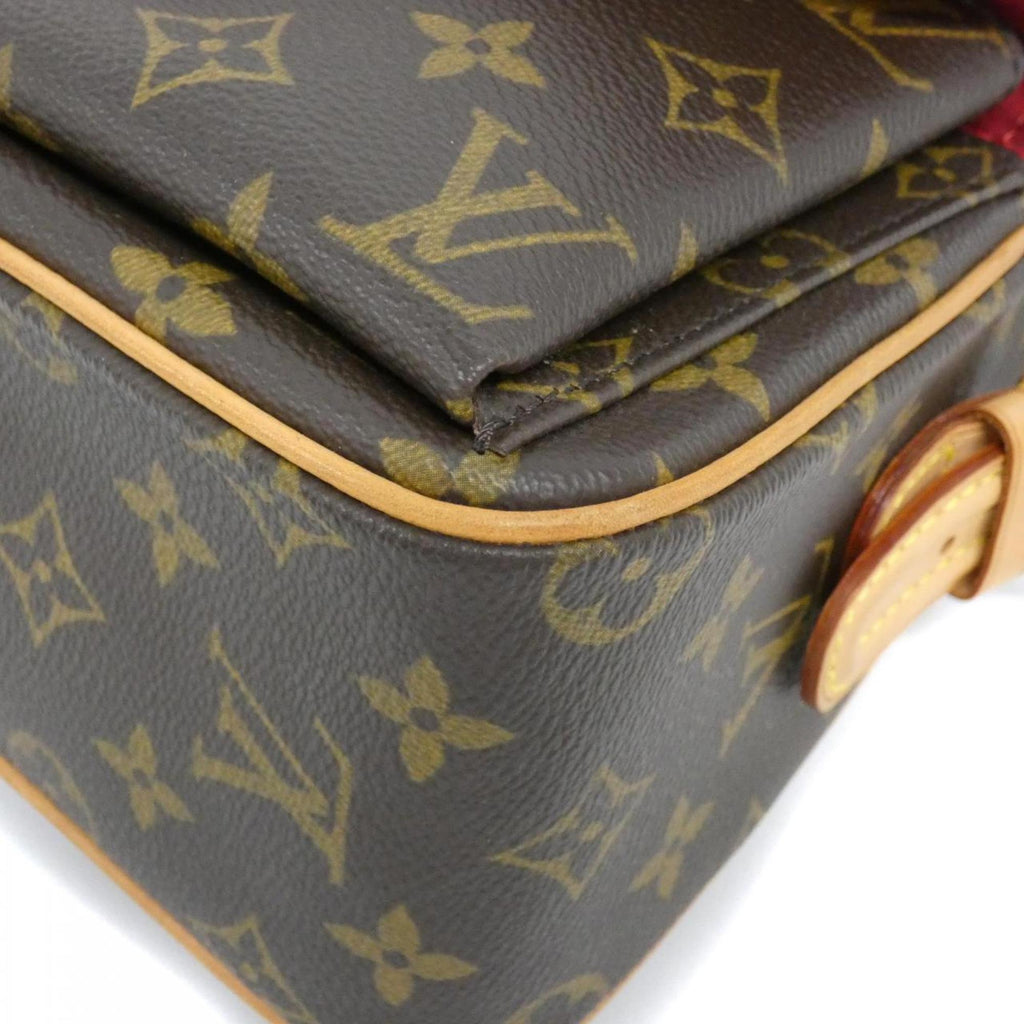 Louis Vuitton Marron Coated Canvas Shoulder Bag