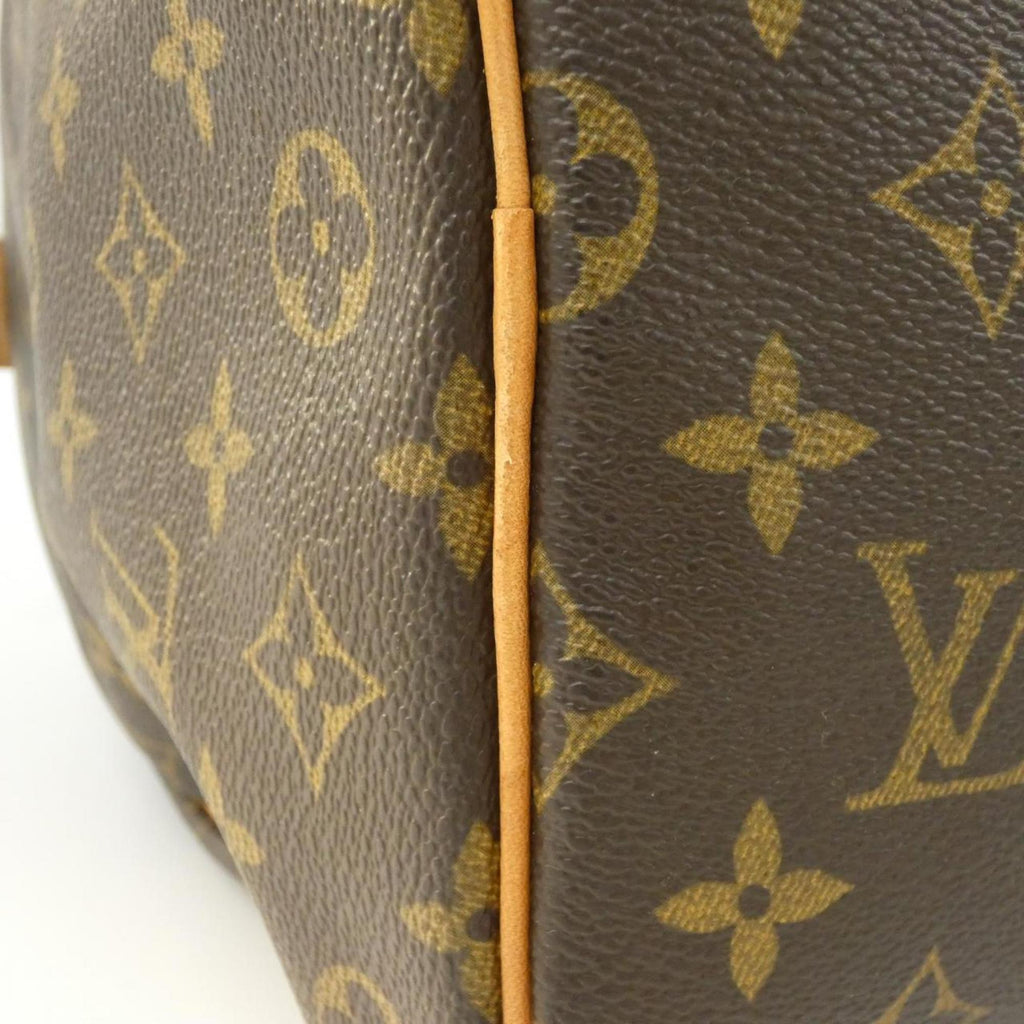 Louis Vuitton Marron Coated Canvas Boston Bag