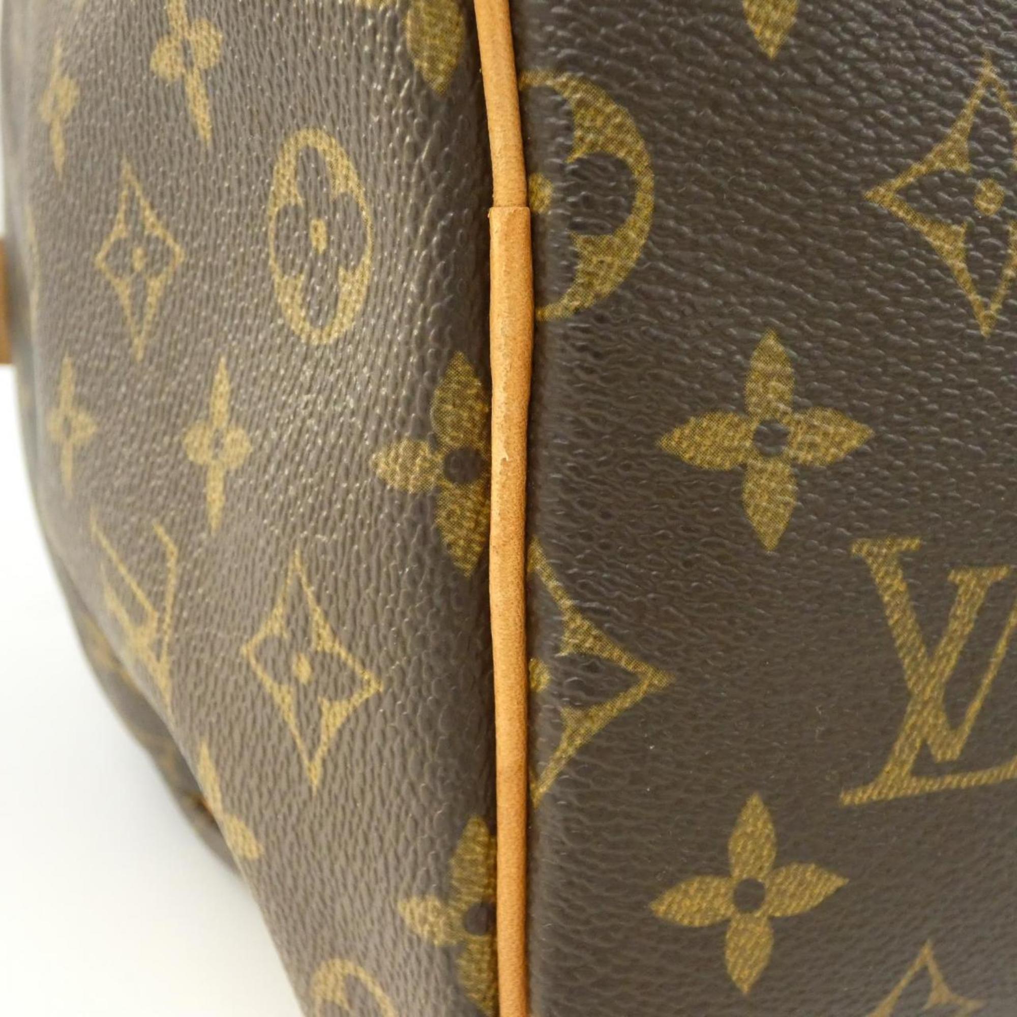 Louis Vuitton Marron Coated Canvas Boston Bag