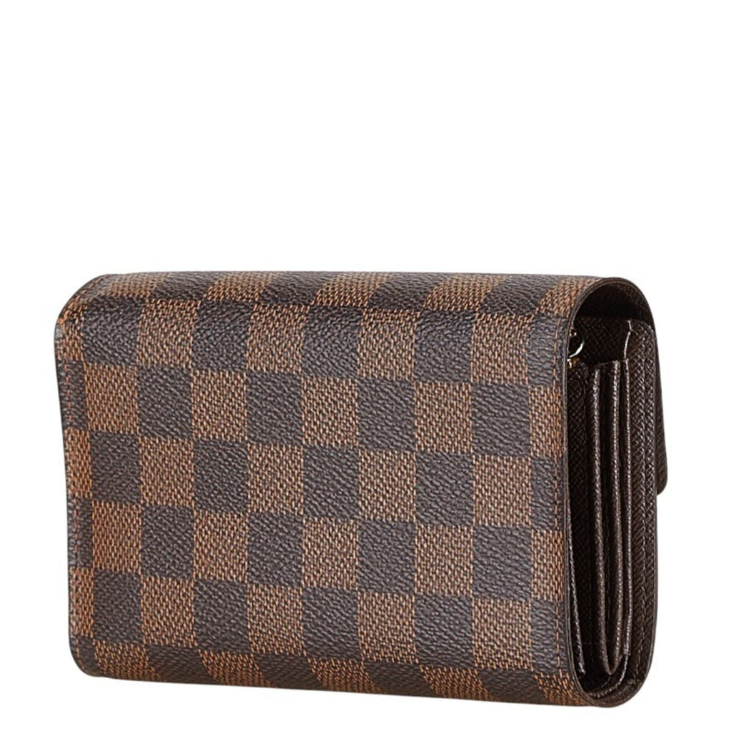 Louis Vuitton Damier Brown Pvc Wallet (Tri-Fold)