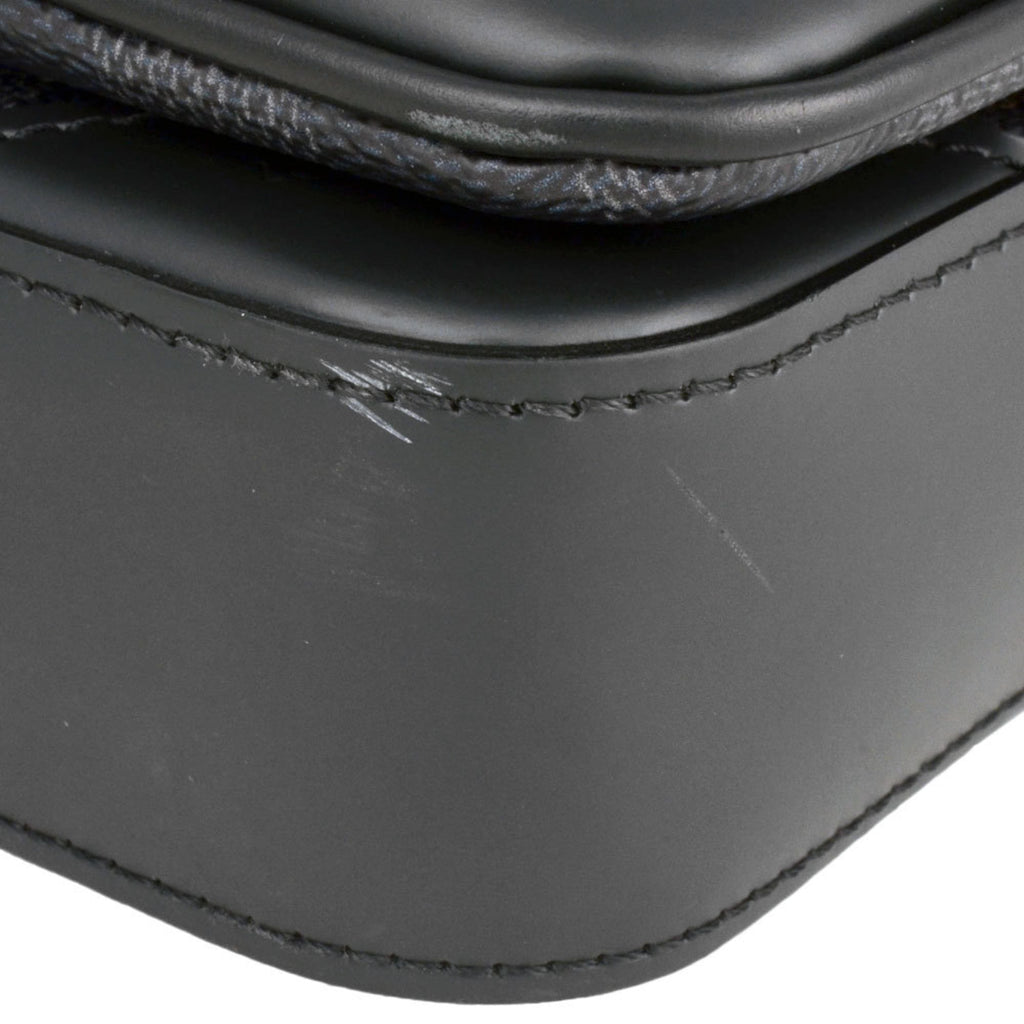 Louis Vuitton Black Damier Graphite Damier Graphite Shoulder Bag