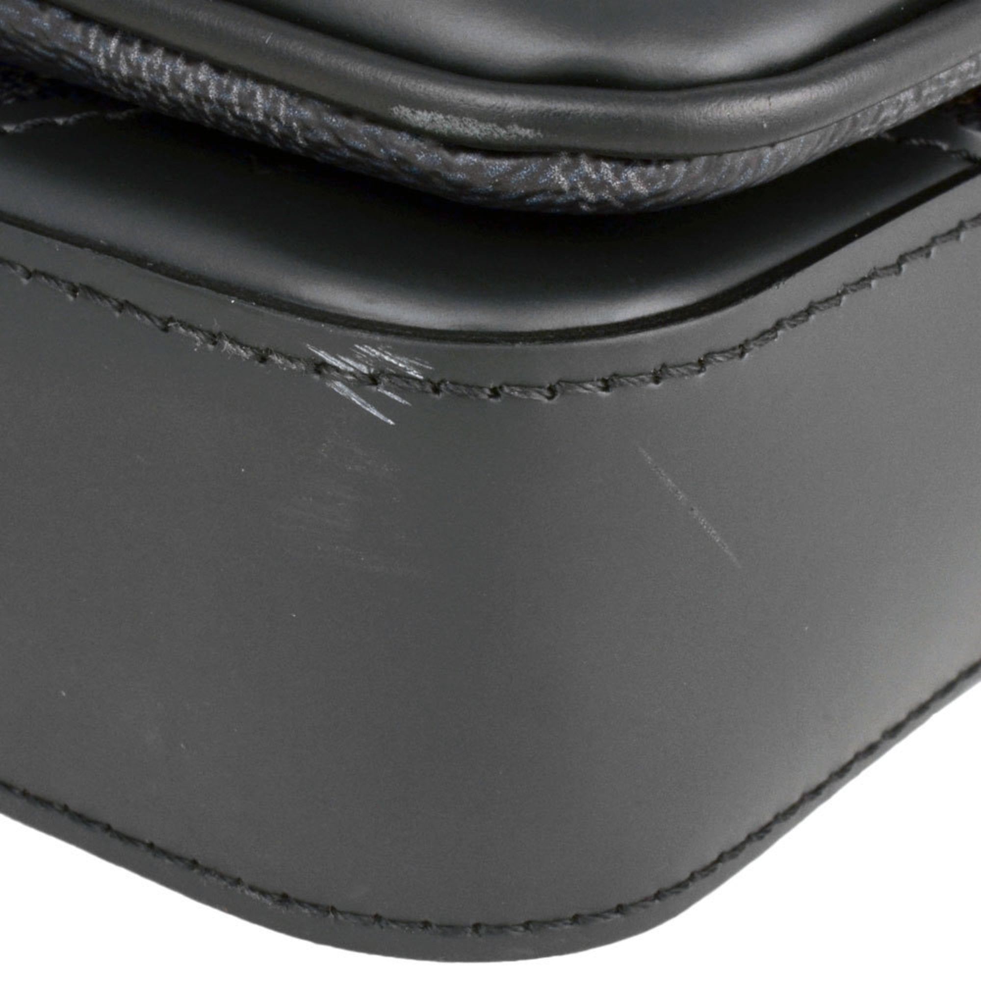 Louis Vuitton Black Damier Graphite Damier Graphite Shoulder Bag