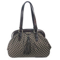 Celine Brown Leather Shoulder Bag