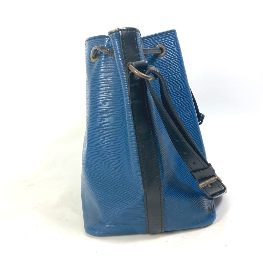 Louis Vuitton Black Blue Toledo Blue Epi Leather Shoulder Bag