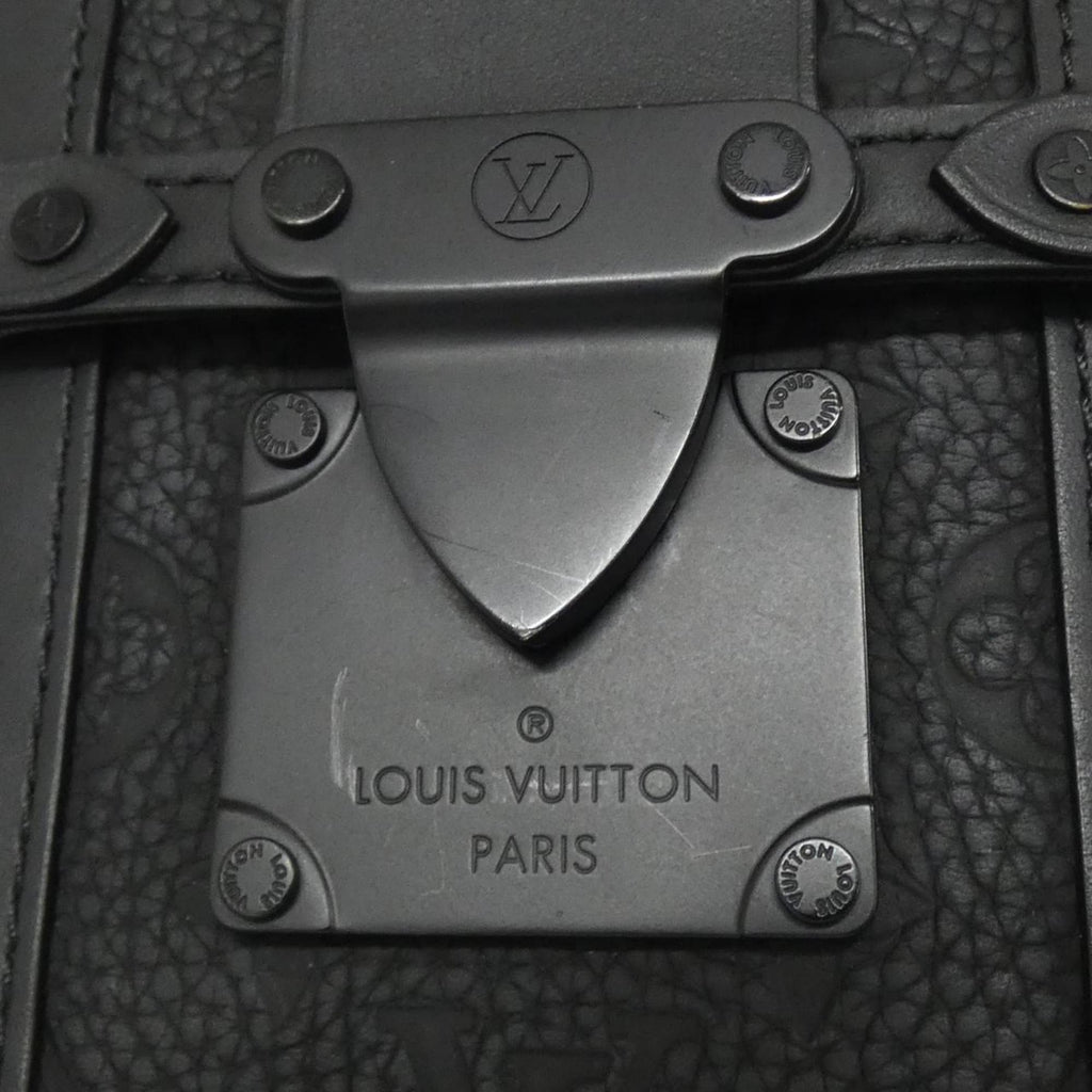 Louis Vuitton Black Leather Shoulder Bag