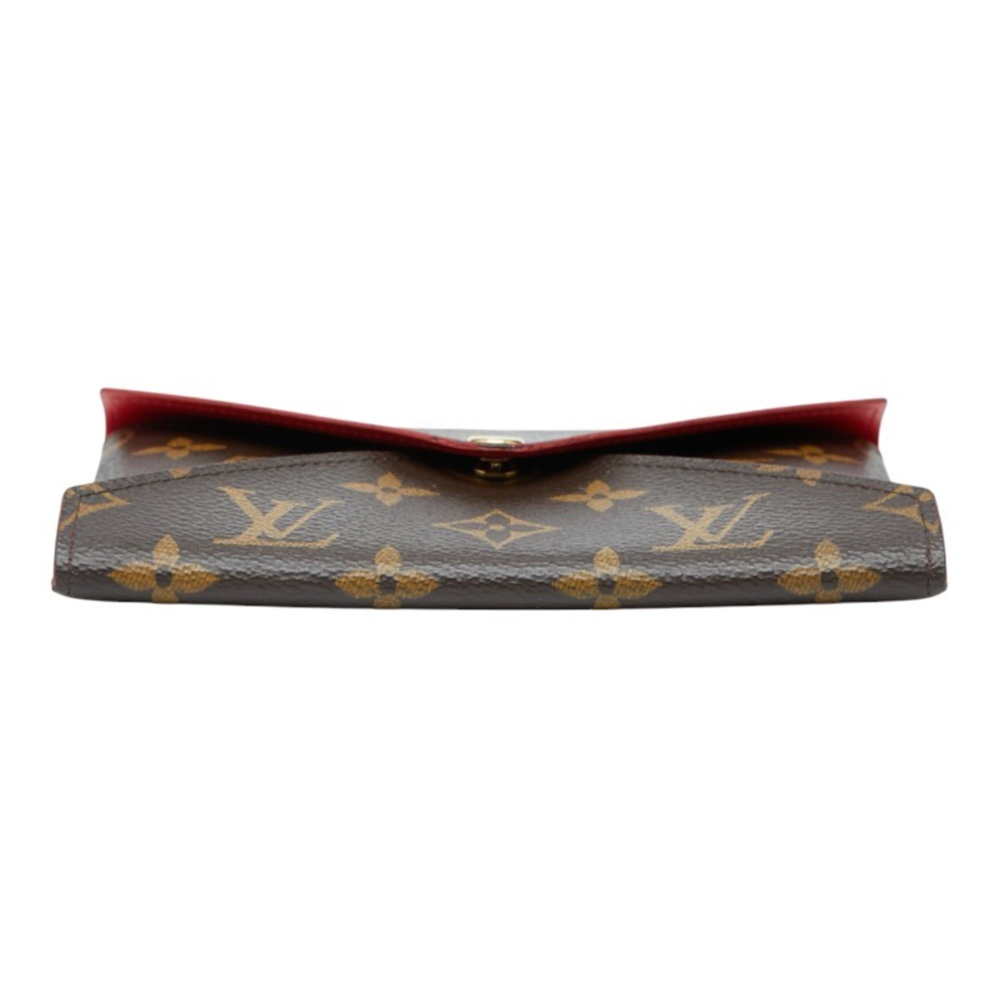 Louis Vuitton Monogram Brown Red Color Pvc Leather Pochette