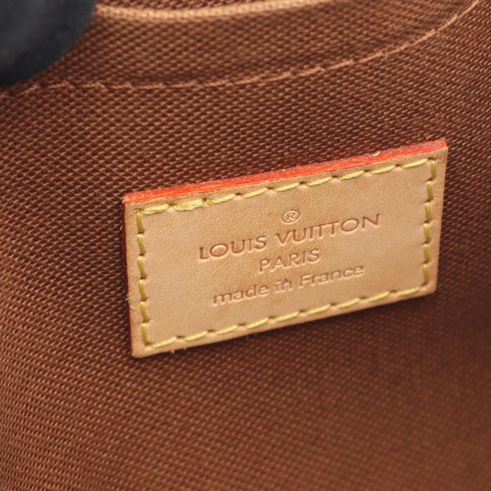 Louis Vuitton Brown Coated Canvas Leather Fanny Pack