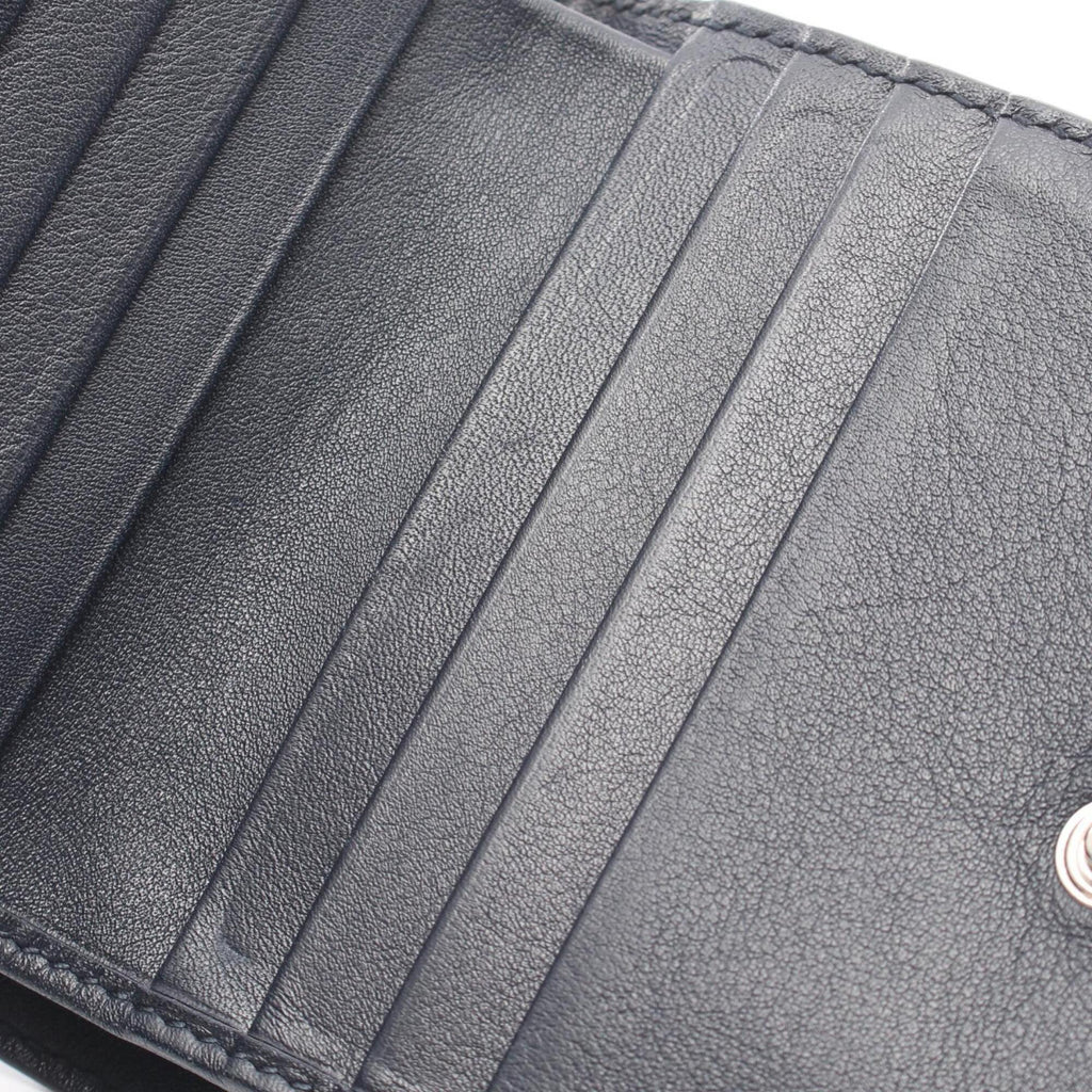 Gucci Navy Leather Wallet (Bi-Fold) (Pre-Owned)