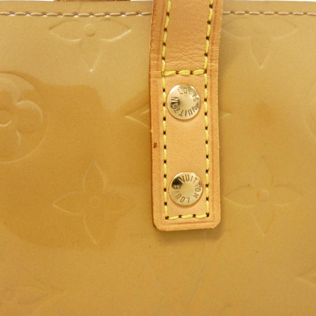 Louis Vuitton Gold Brown Leather Handbag