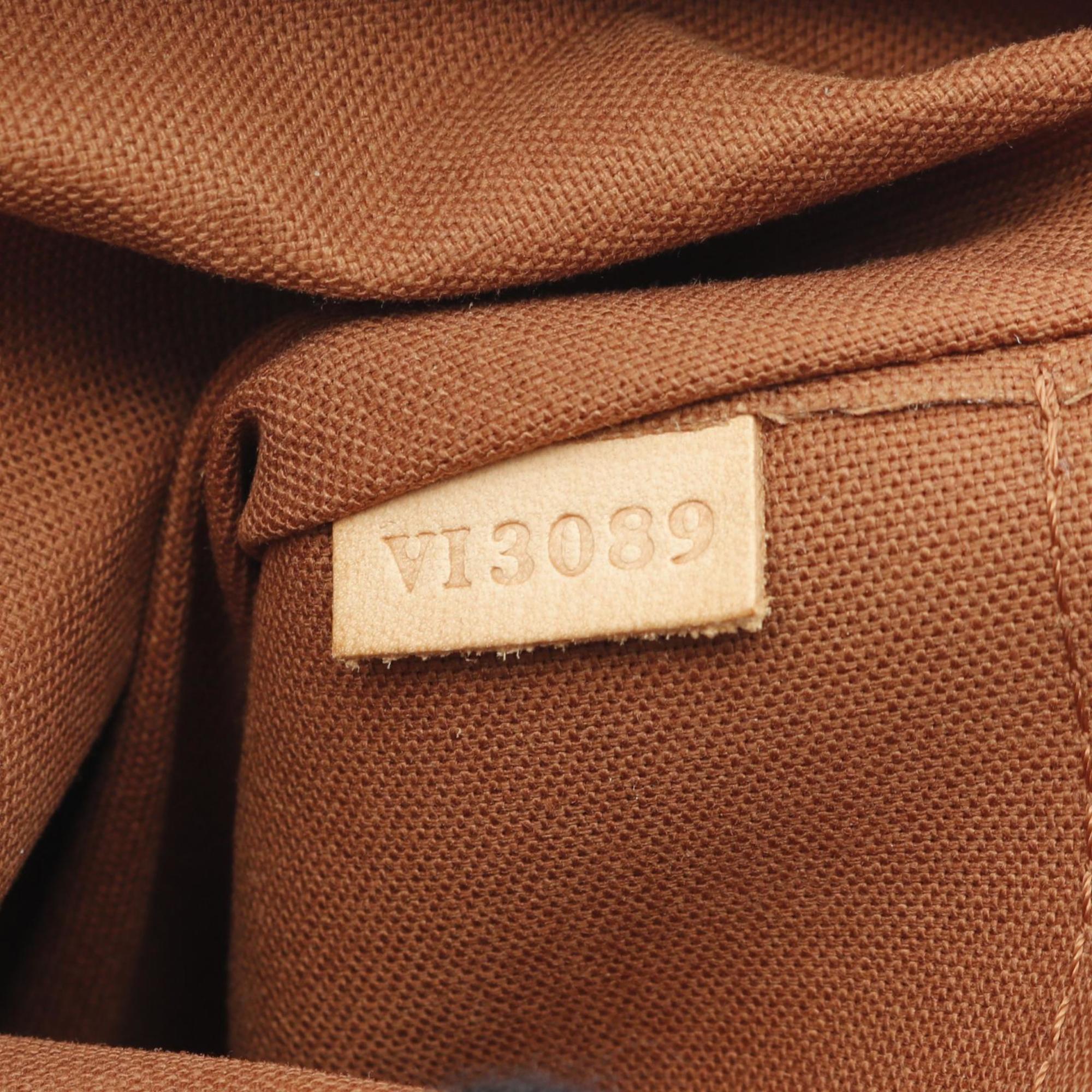 Louis Vuitton Brown Monogram Coated Canvas Handbag