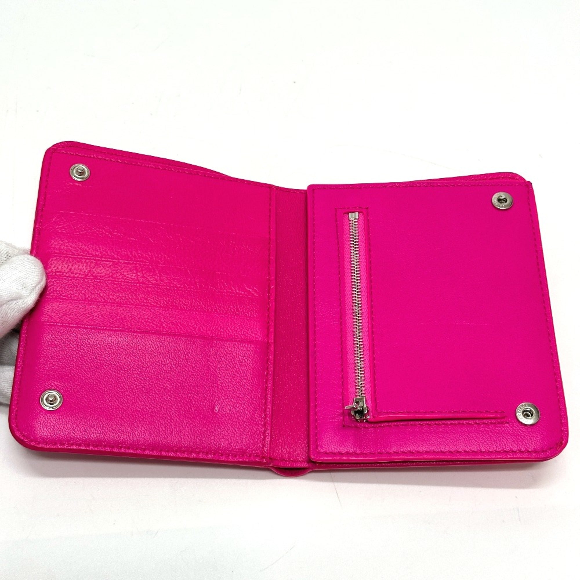 Balenciaga Pink Leather Wallet (Bi-Fold)