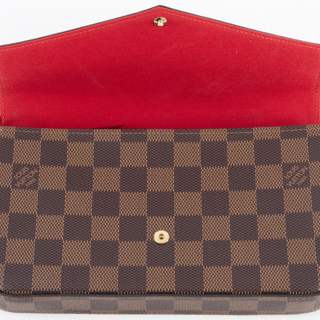 Louis Vuitton Brown Damier Canvas Ebene Damier Canvas Shoulder Bag