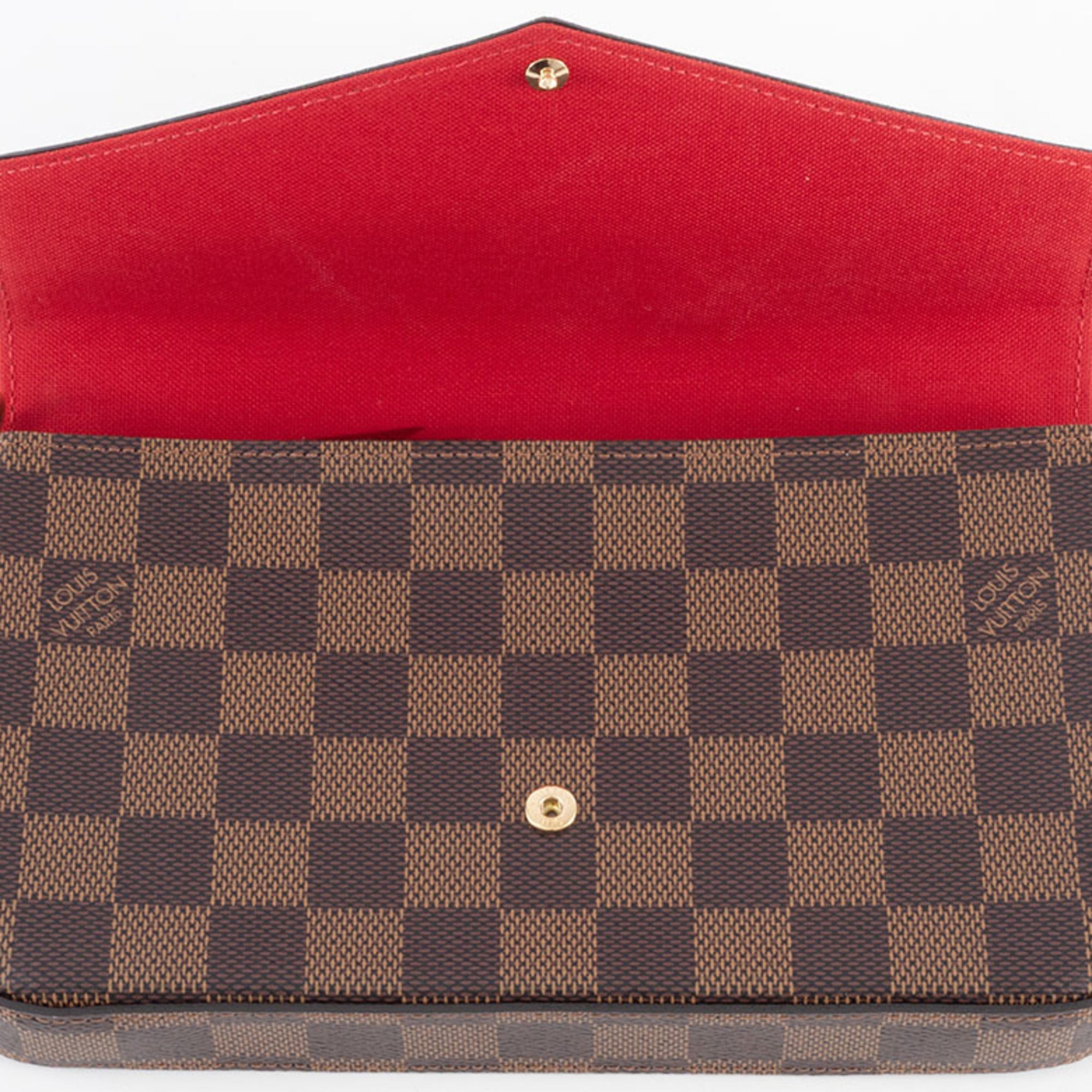 Louis Vuitton Brown Damier Canvas Ebene Damier Canvas Shoulder Bag