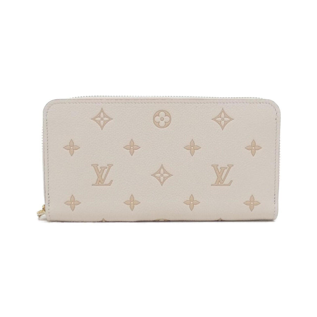 Louis Vuitton White Leather Long Wallet