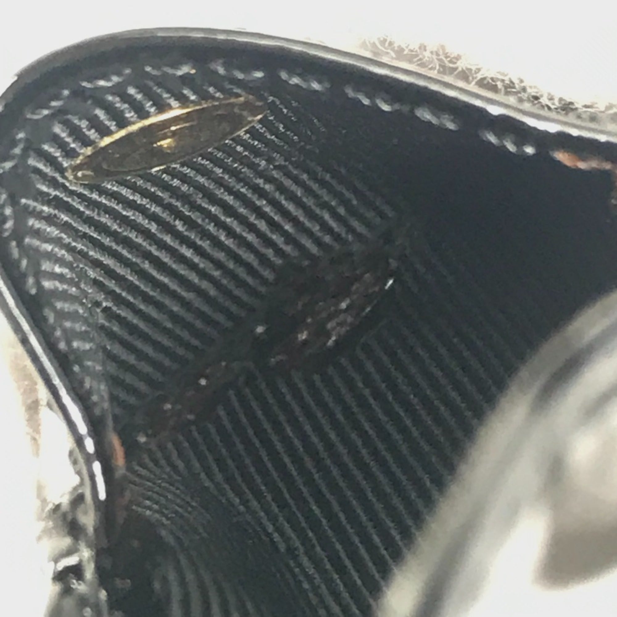 Chanel Black Patent Leather Boston Bag