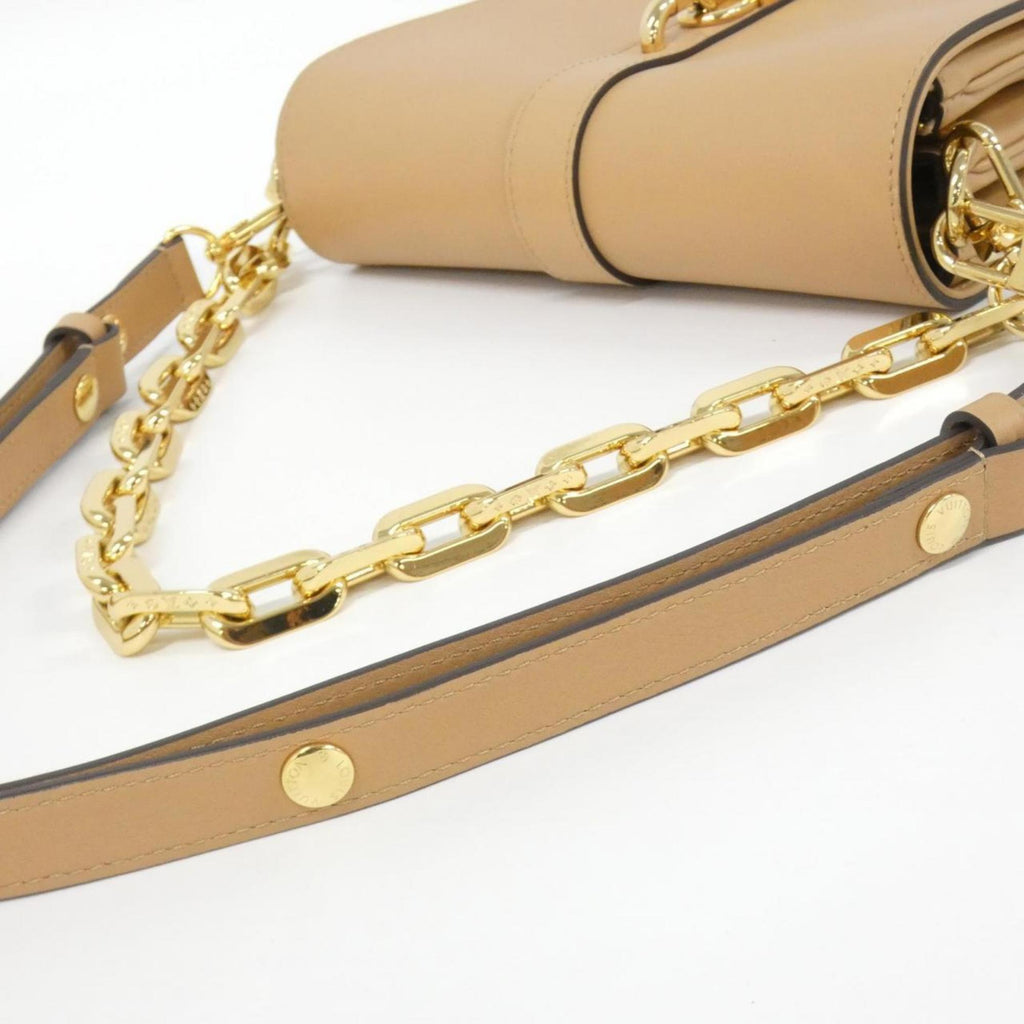 Louis Vuitton Camel Leather Shoulder Bag