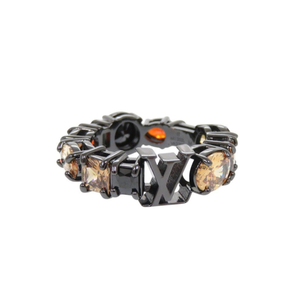 Louis Vuitton Black Metal Band Ring