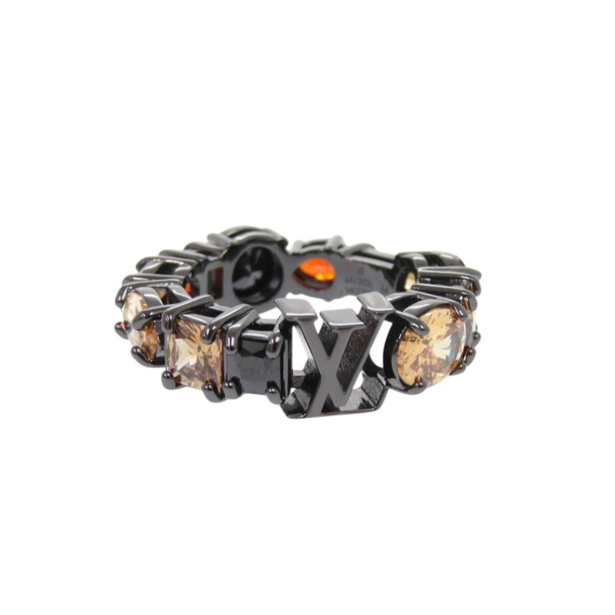 Louis Vuitton Black Metal Band Ring