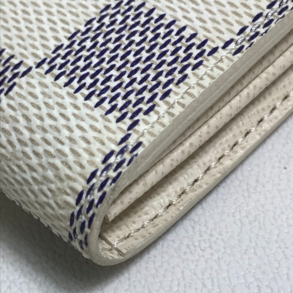 Louis Vuitton Damier Azur Damier Azur White Damier Azur Long Wallet