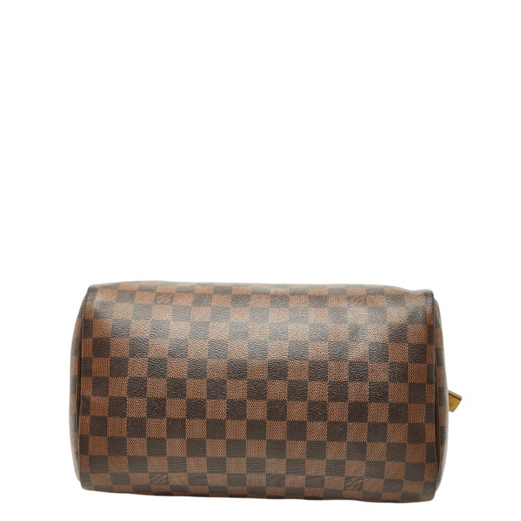 Louis Vuitton Damier Brown Damier Canvas Ebene Damier Canvas Boston Bag Handbag