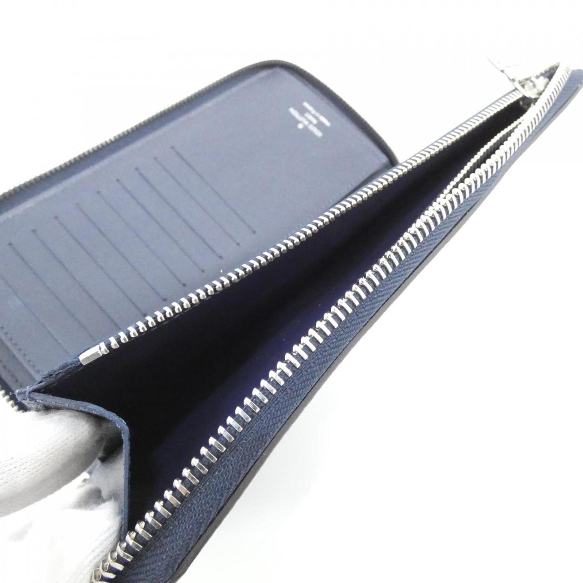 Louis Vuitton Blue Marine Leather Long Wallet