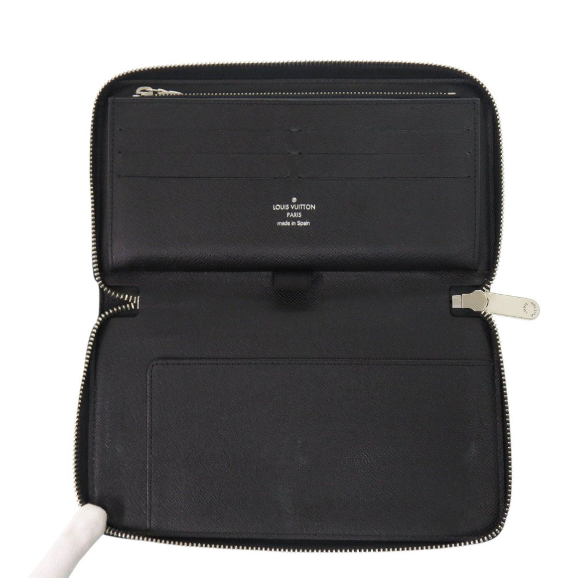 Louis Vuitton Black Gray Damier Graphite Canvas Long Wallet