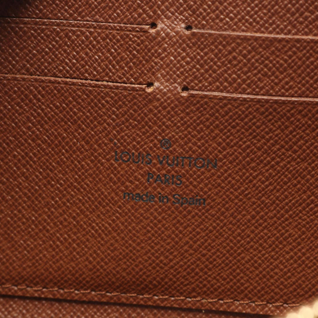 Louis Vuitton Brown Coated Canvas Long Wallet