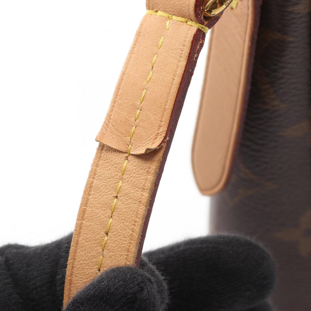 Louis Vuitton Brown Monogram Coated Canvas Leather Handbag Shoulder Bag