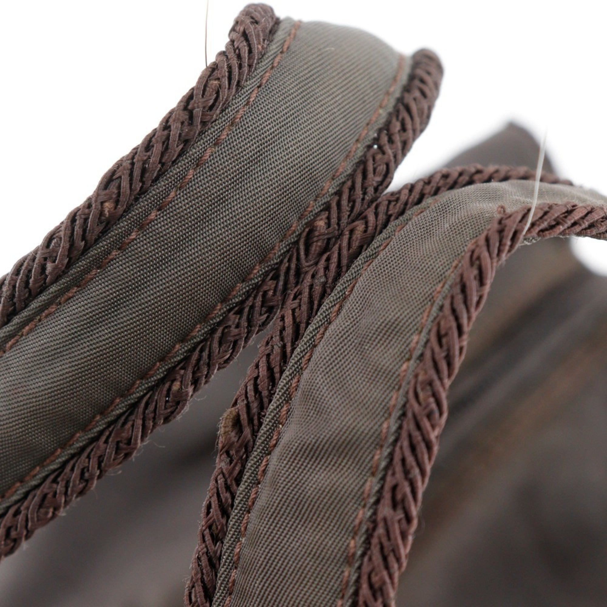 Prada Brown Nylon Handbag