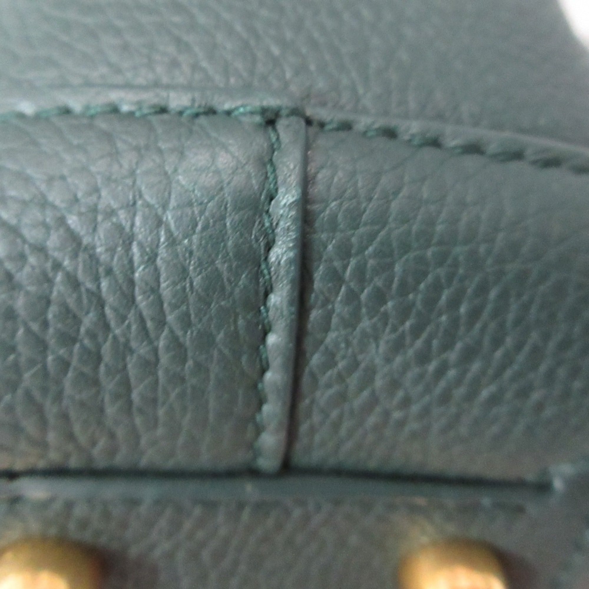 Bottega Veneta Green Leather Handbag Shoulder Bag