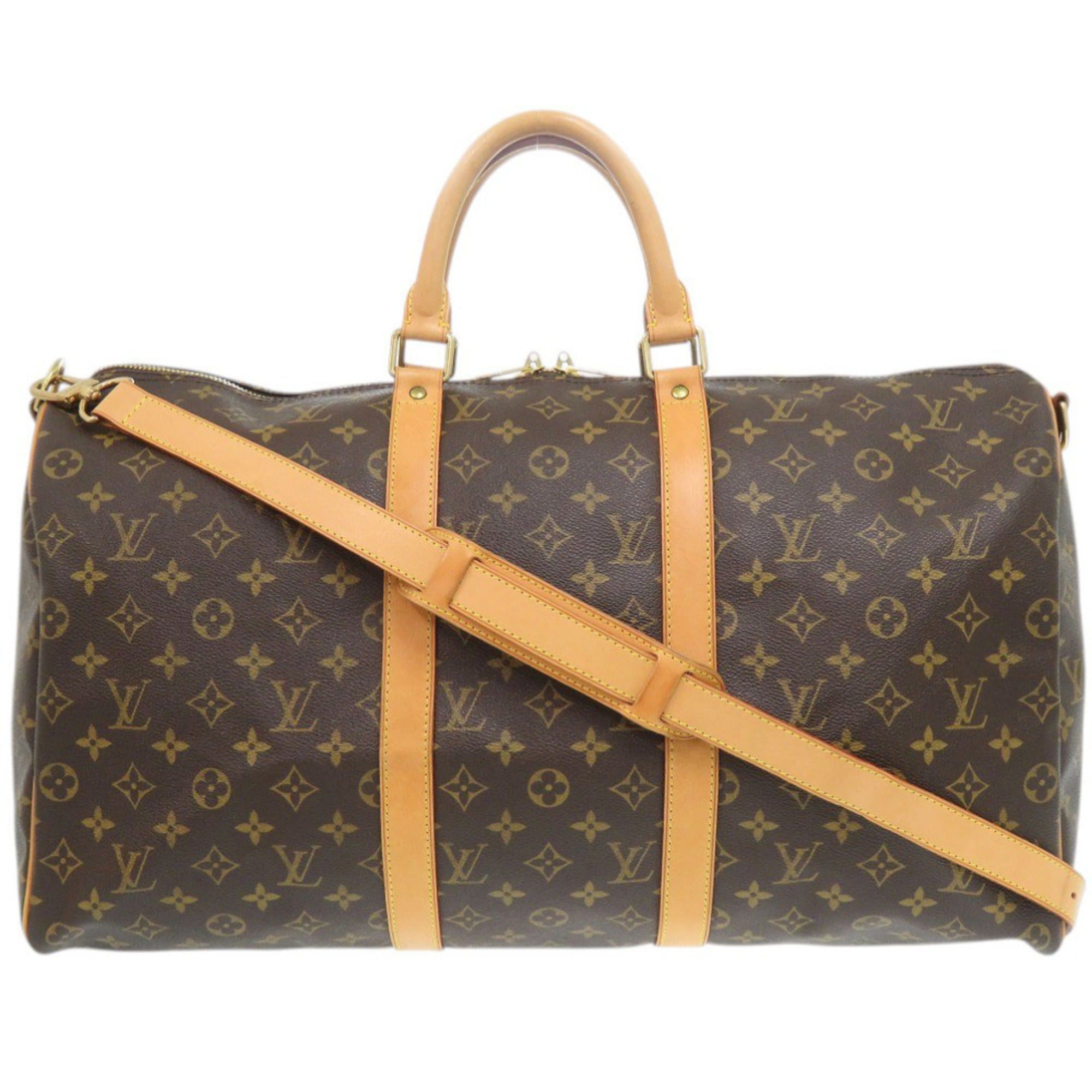 Louis Vuitton Brown Monogram Boston Bag
