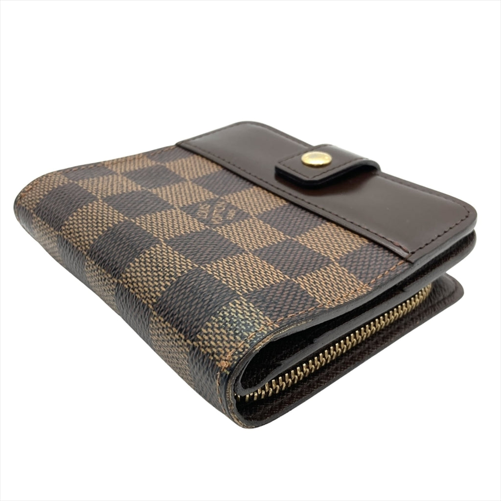 Louis Vuitton Damier Brown Damier Canvas Ebene Damier Canvas Wallet
