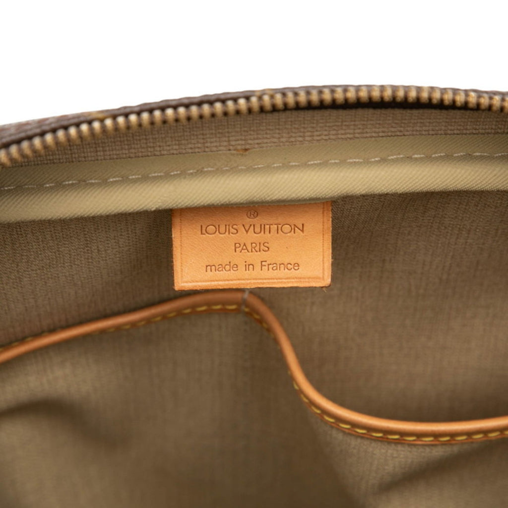 Louis Vuitton Brown Pvc Leather Handbag