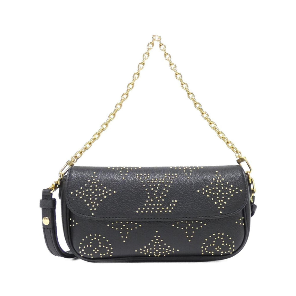 Louis Vuitton Black Leather Shoulder Bag