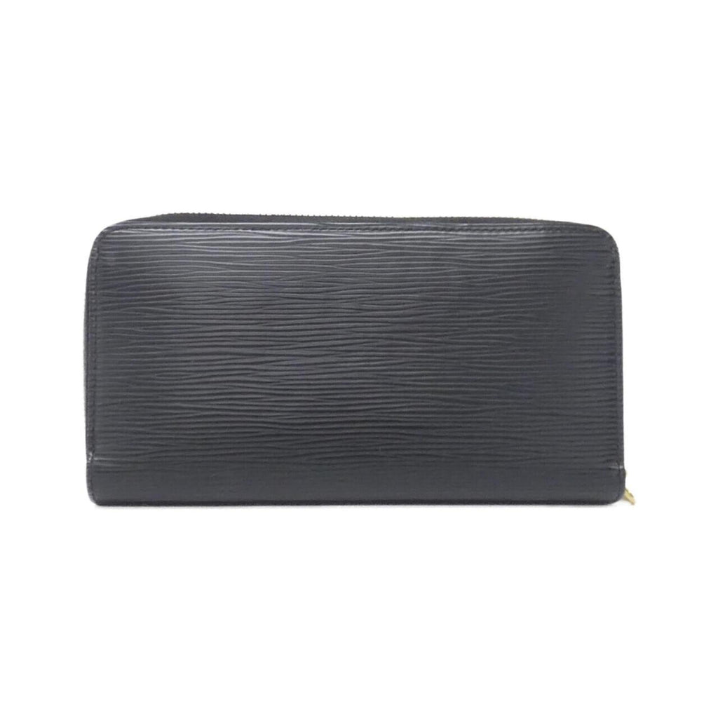 Louis Vuitton Black Leather Long Wallet